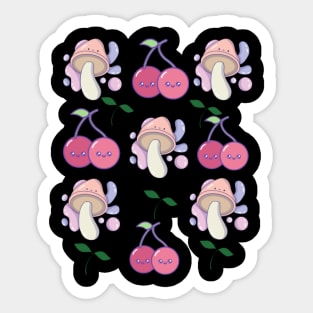 Kawaii fruits Sticker